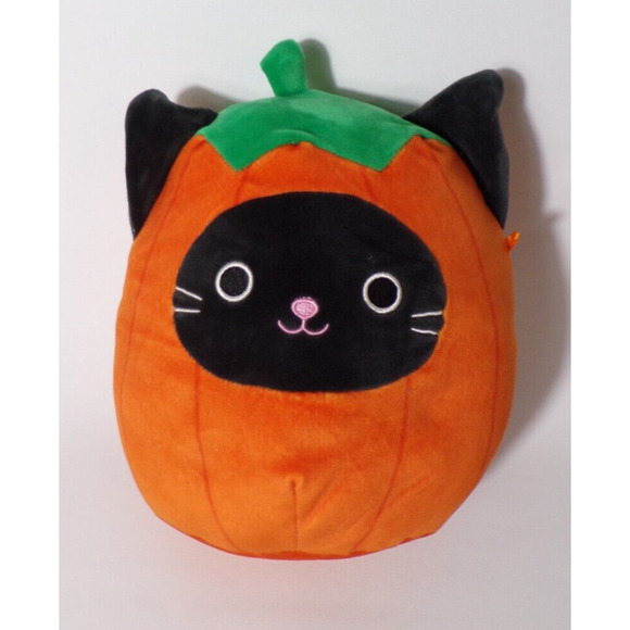 Squishmallows Calio The Black Cat Pumpkin 8" Plush Stuffed 2022 - Picture 1 of 5